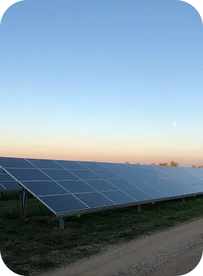 Paneles Solares sobre Pradera