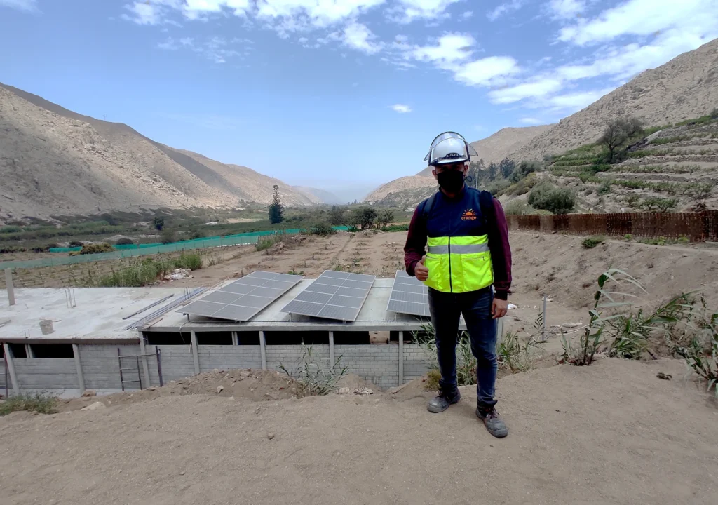 Trabajador con Obra Terminada